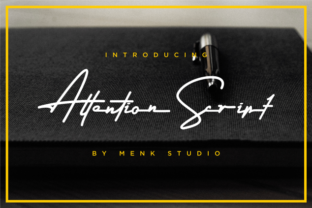 Attention Script: A Fresh, Handwritten Font for Modern Design