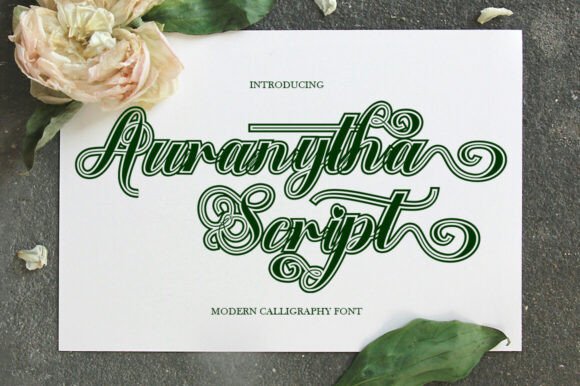 Auranytha Script: Where Classic Elegance Meets Modern Design