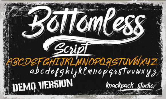 Bottomless Script: The Raw Energy Your Designs Need