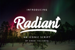 Bring Vintage Charm to Life with Radiant Script
