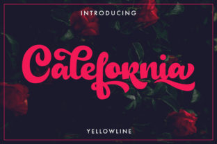 Calefornia Script: A Bold Handwritten Font with Unique Charm
