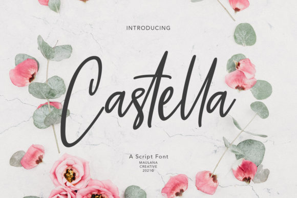 Castella Script: A Flowing Handwritten Font for Authentic Design