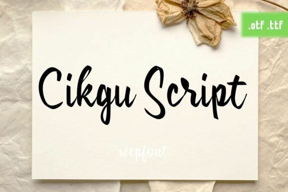 Cikgu Script: A Handcrafted Typeface for Authentic Branding