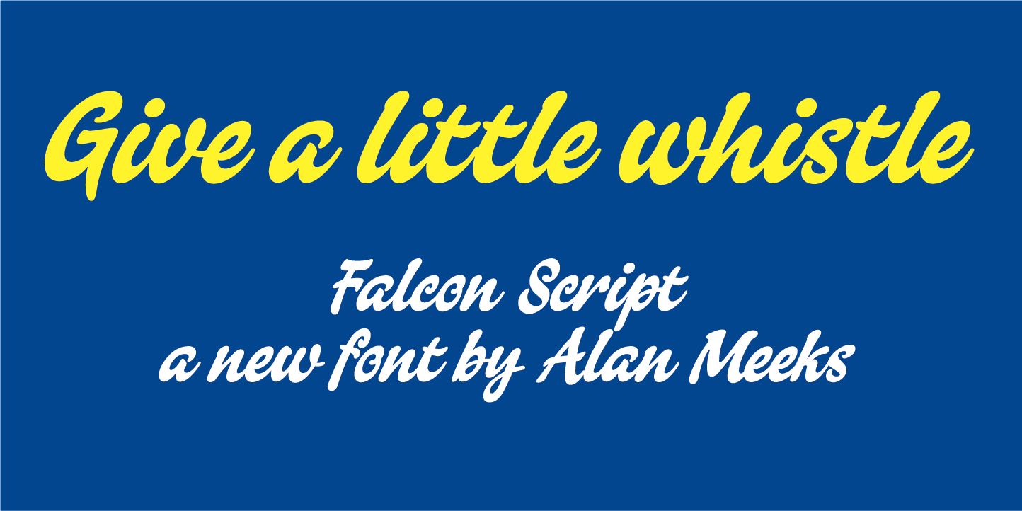Falcon Script: A Designer's Take on This Energetic Font