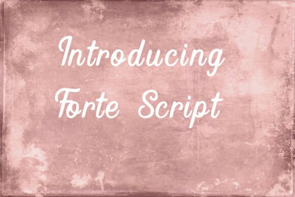 Forte Script: Your Go-To Font for Authentic Creative Flair