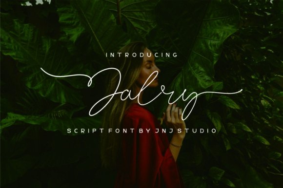 Jalry Script: A Signature Font for Authentic Design
