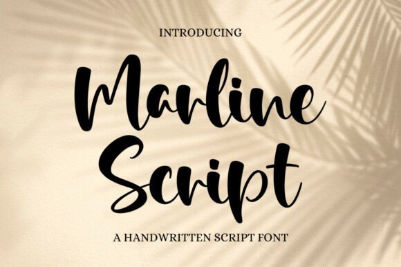Marline Script: Blending Handwritten Charm with Modern Design