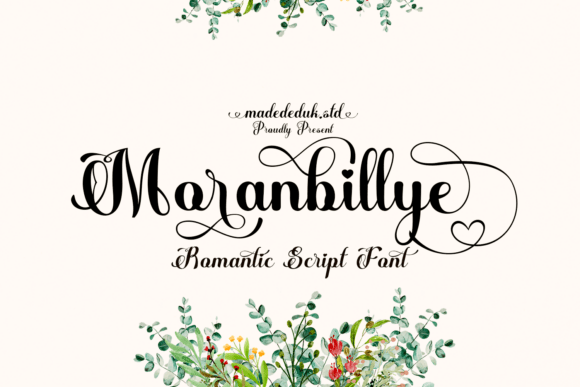 Moranbillye Script: A Heart Script Font for Modern Elegance