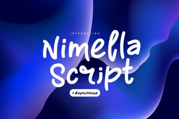 Nimella Script: A Bold Handwritten Font for Vibrant Projects