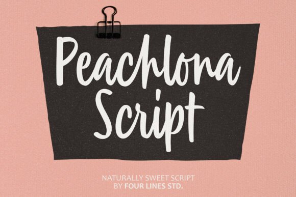 Peachlona Script: A Warm, Handwritten Font for Modern Brands