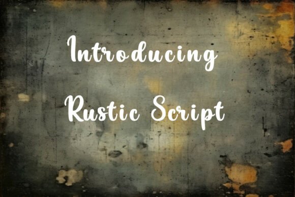 Rustic Script: The Versatile Font for Modern Creatives