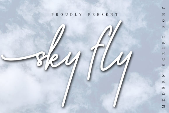 Sky Fly Script: A Dazzling Handwritten Font for Modern Branding